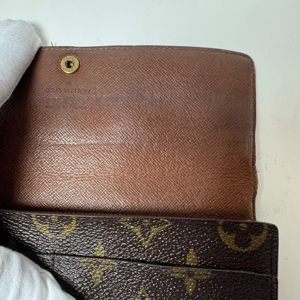 Louis Vuitton Women’s Vintage Dark Brown Monogram Long Wallet